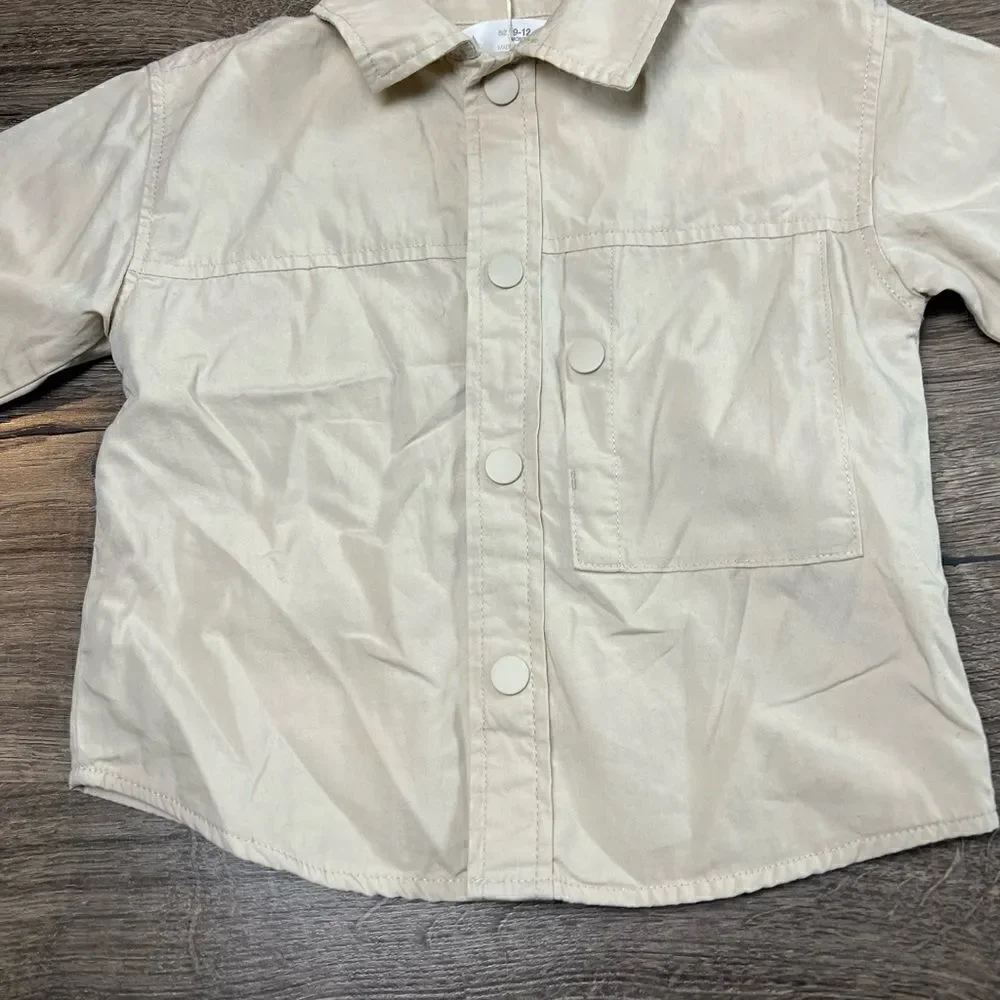 Zara CARGO OVERSHIRT  Boy size 9-12 Months